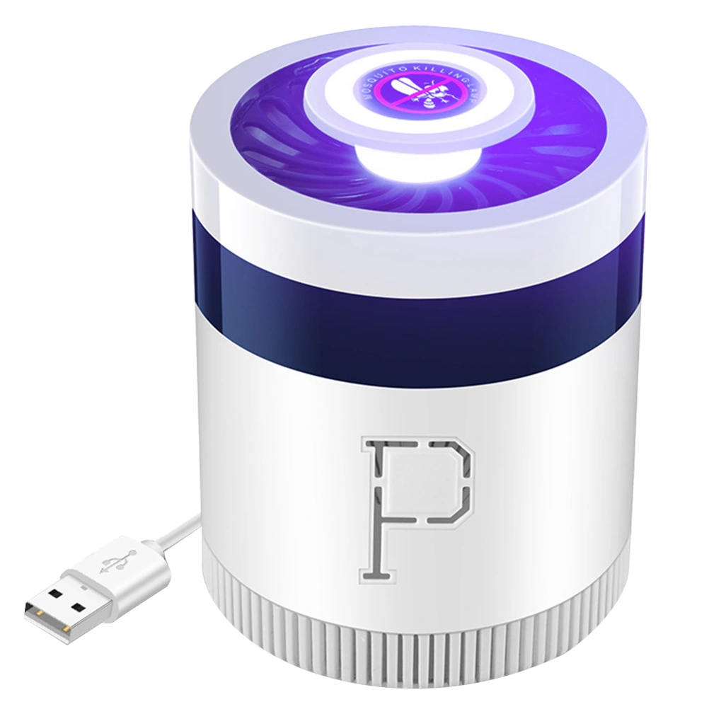 1PC 5V LED Mosquito Killer Lamp Portable Photocatalyst Mosquito Lamp Household Mosquito Dispeller USB Charging Mosquito Lamp for Home Offie Banquet (Blue Series)