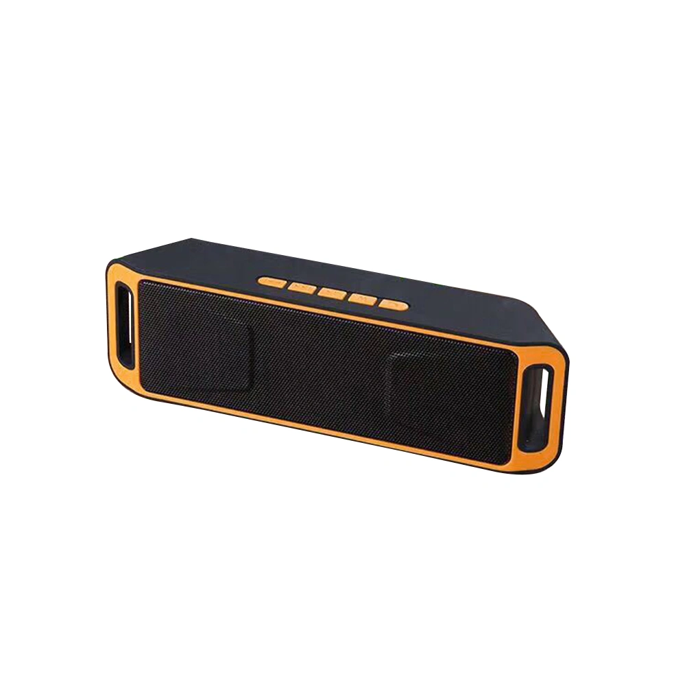 Mini Portable Wireless4.0 Speaker Subwoofer USB Flash FM Radio Stereo MP3 Player (Orange)