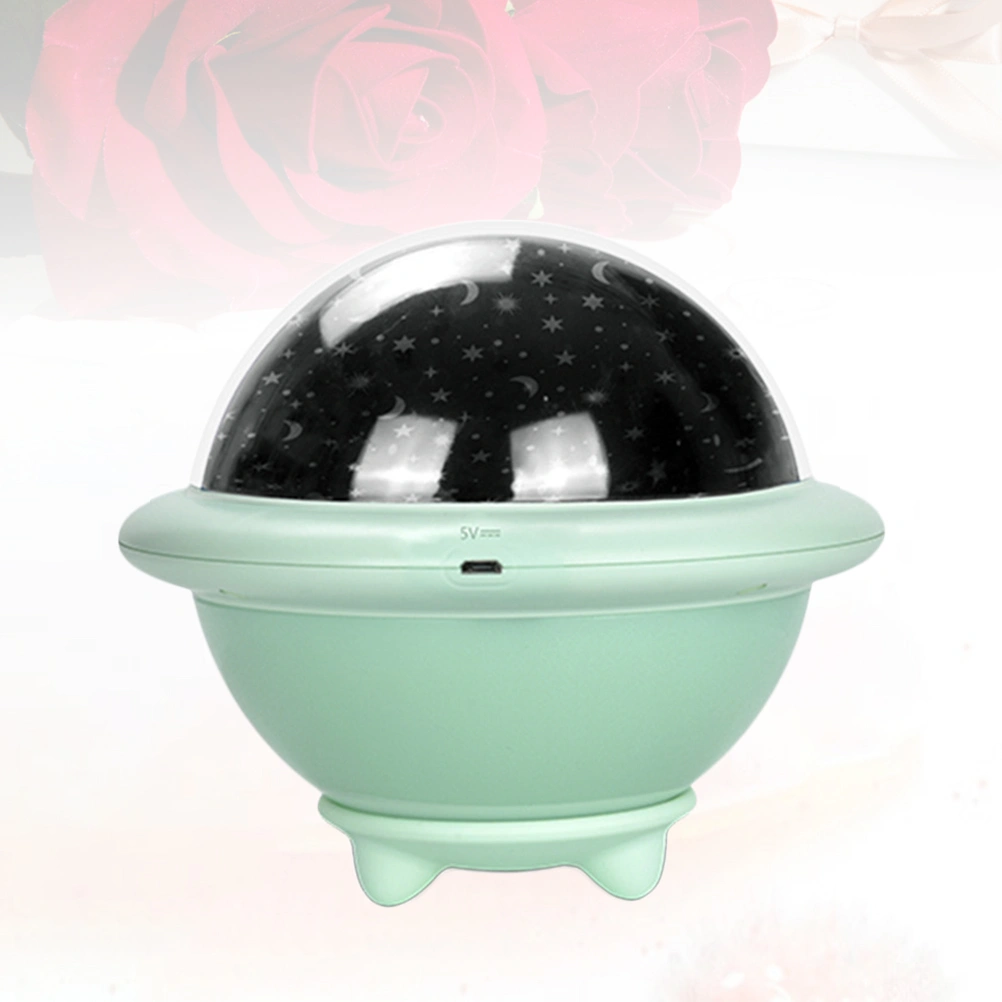 Decorative Starry Lamp Romantic Star Sky Night Light Projector Birthday Gifts for Kids Bedroom (Green)
