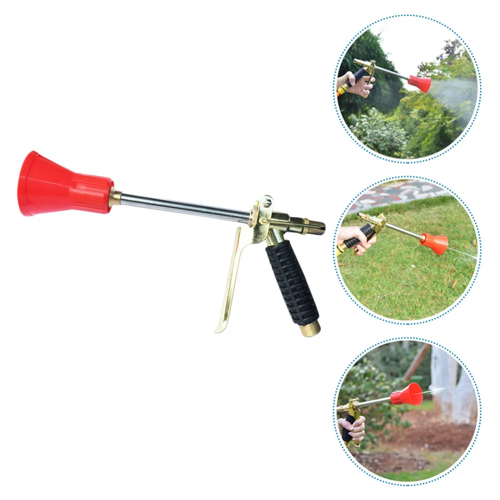 1Pc Farm Sprayer Garden Watering Tool High-pressure Cleaning Sprayer (Golden)