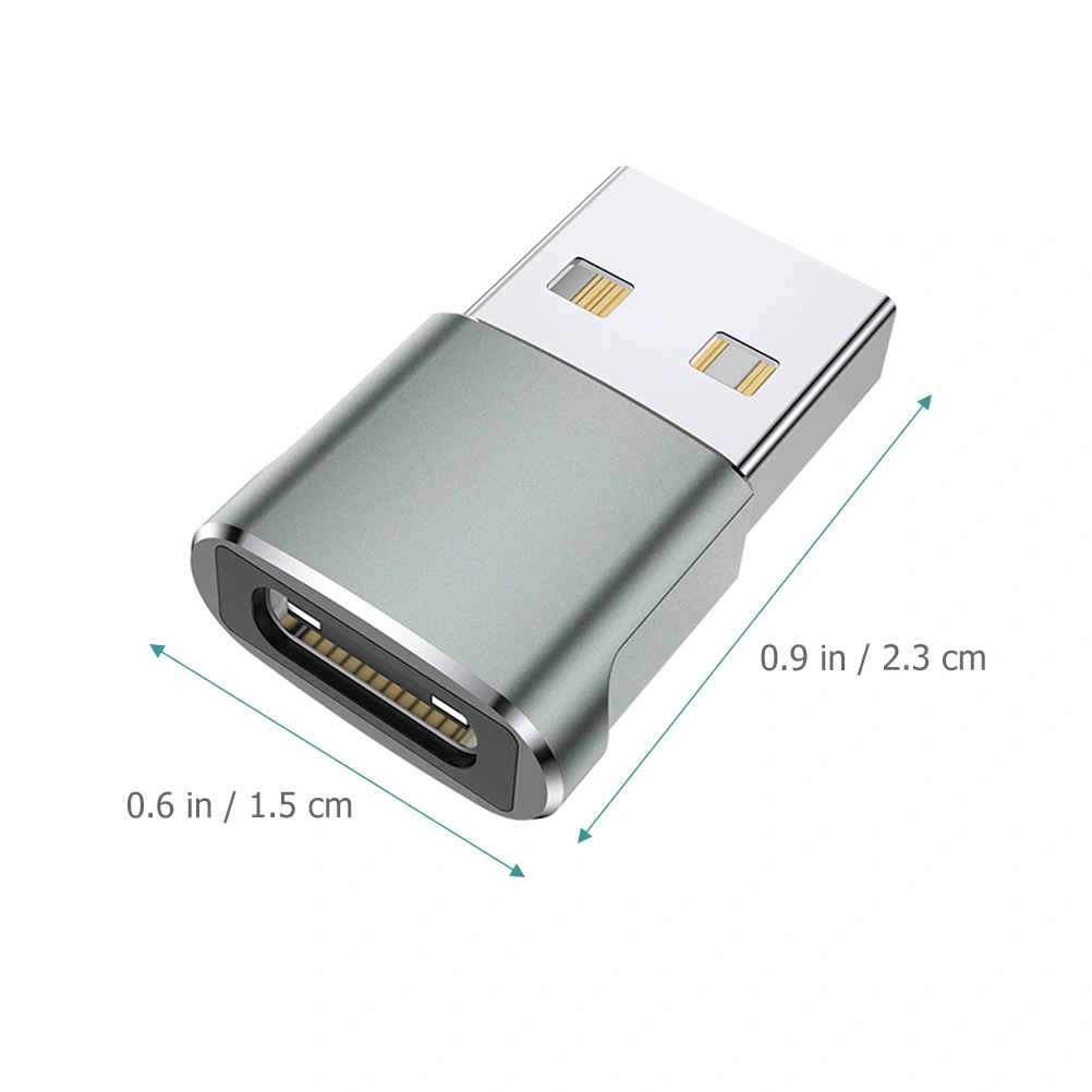 USB C to USB Converter for Car Charger Laptop USB-C to Standard USB Adapter