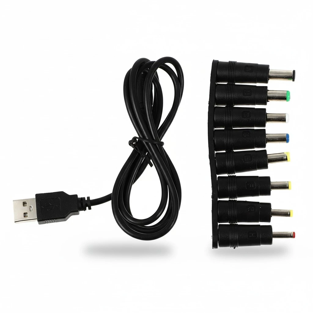 1 Set Multipurpose DC Charging Cable Adapter USB to DC Power Cable Adapter for Camera