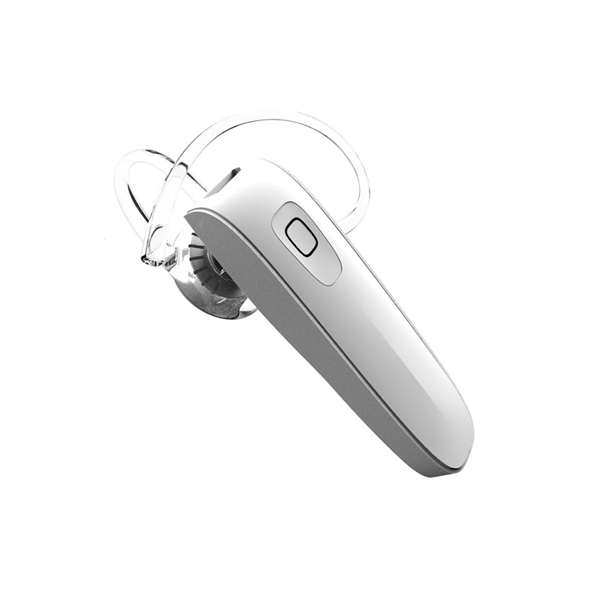 Earphones Wireless Headset Earhook Earbuds Handsfree Headphones for Smart Phone (White)