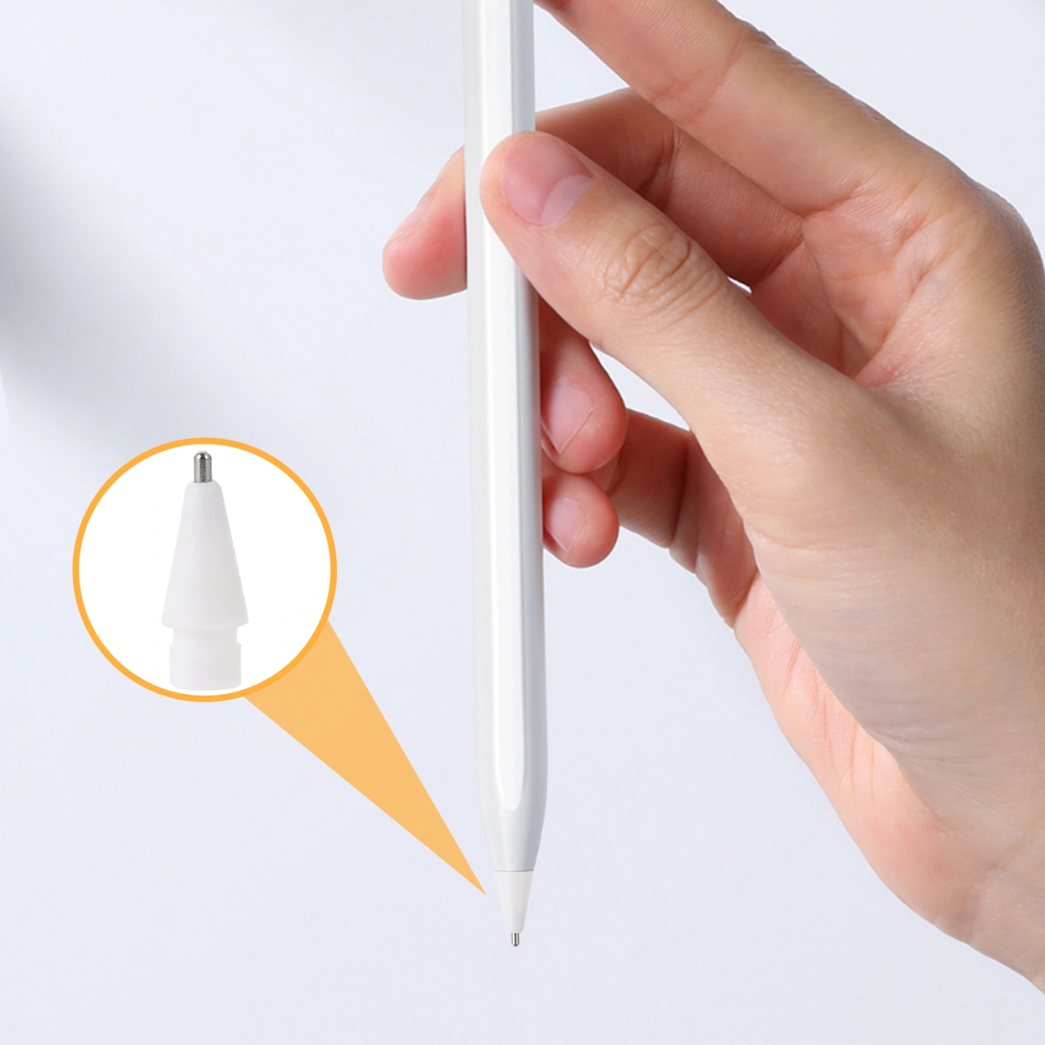 1Pc Convenient Tip Replacement Pen Tip Compatible for Apple Pencil 1/2 Generation