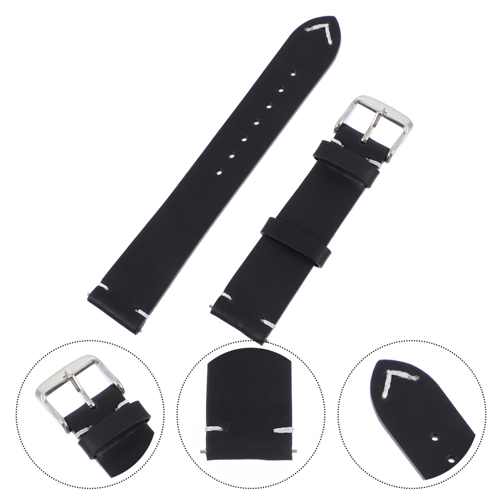 1pc Premium Leather Watch Strap Watch Strap Genuine Leather Watch Strap