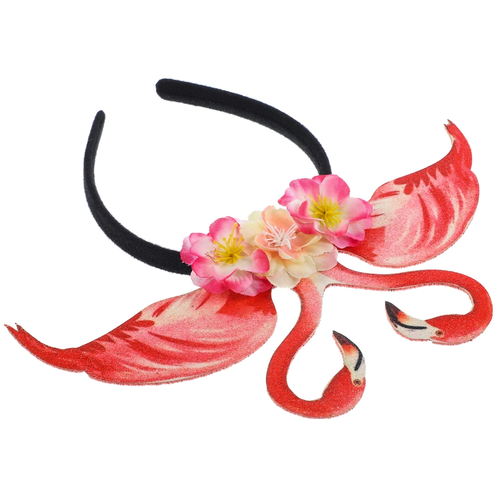 Flamingo Headband Tropical Headband Flamingo Hair Hoop Party Favor Headband