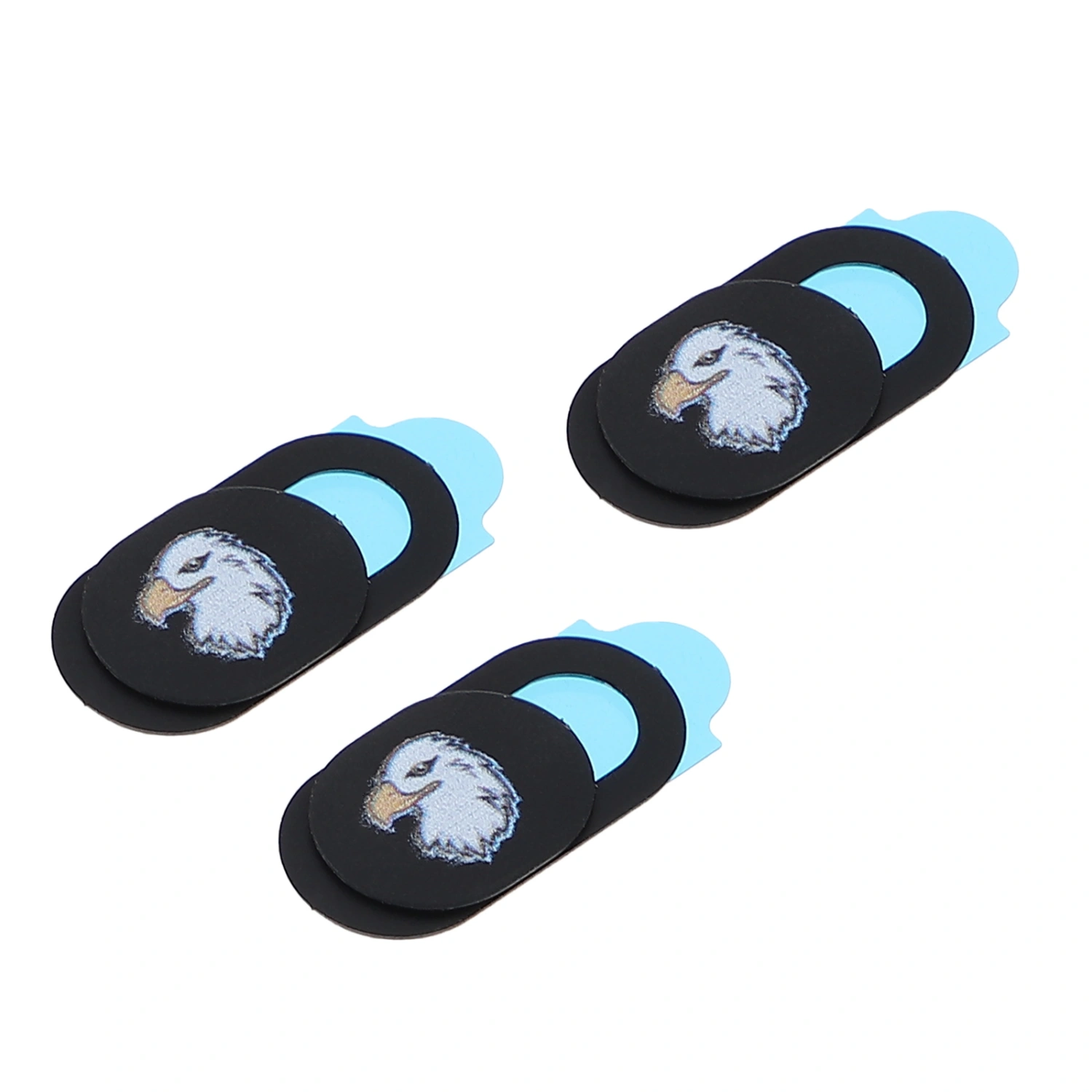 3PCS Webcam Cover Slide Anti-peeping Laptop Eagle Pattern Tablet Camera Cover