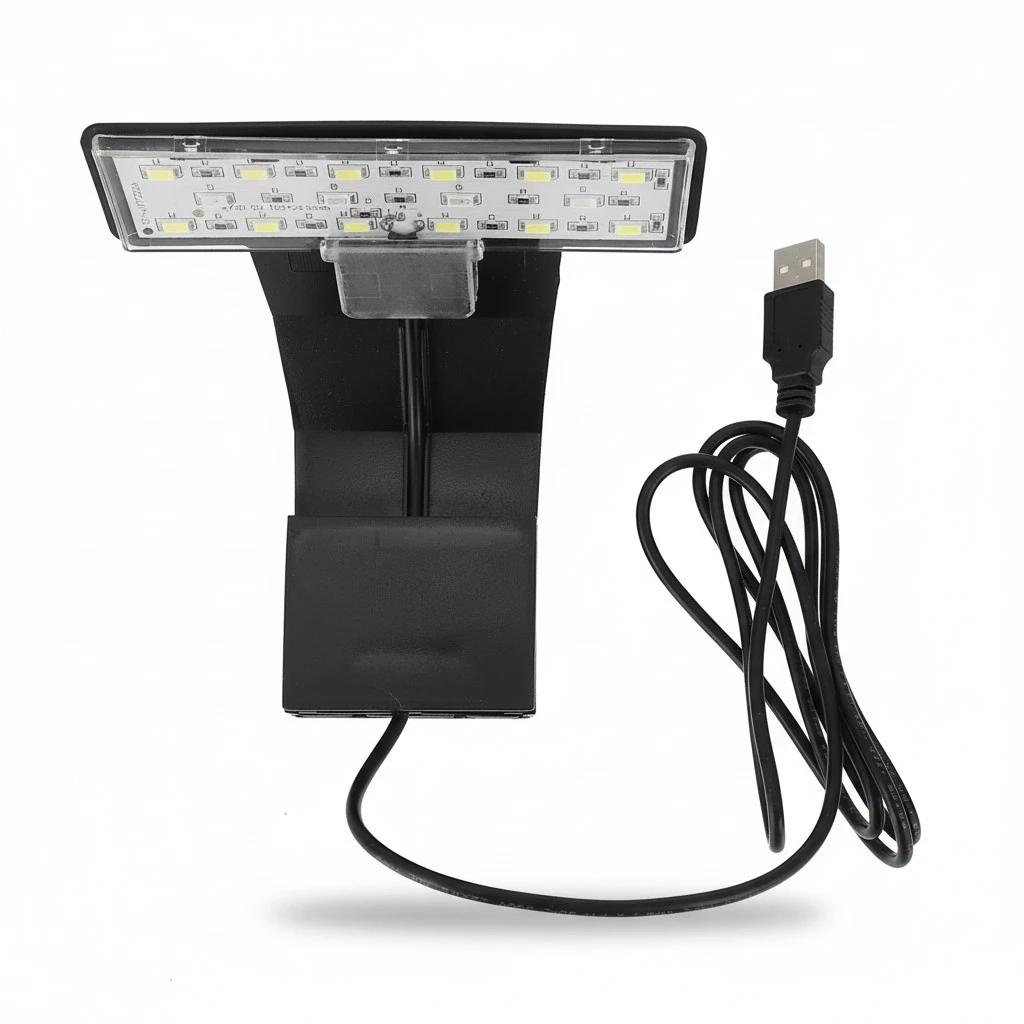 LED Aquarium Lamp Fish Tank Light Clip-on LED Aquatic Lights Waterproof Lamp