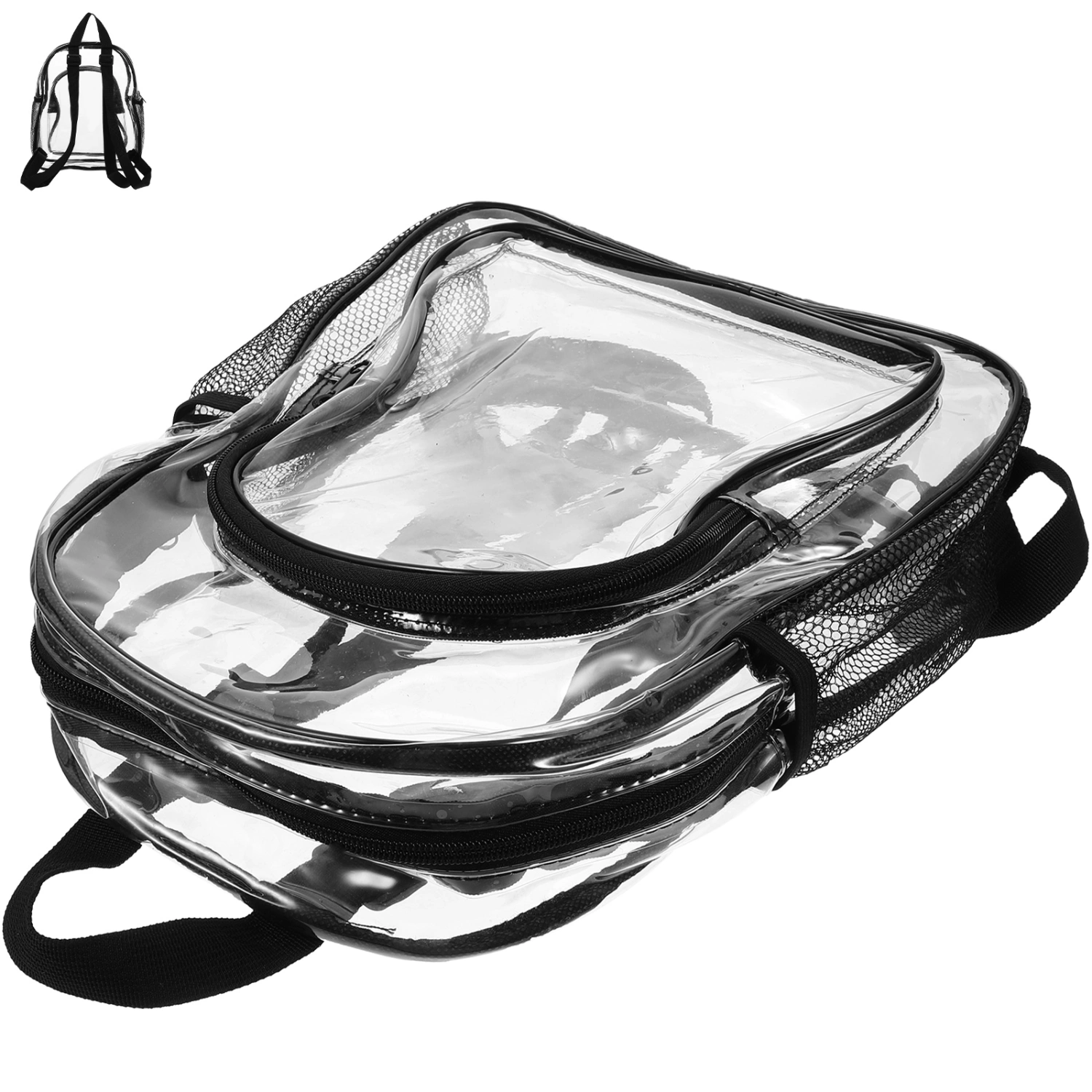 Cute Clear Backpack Transparent Rucksack See Through Backpack Rucksack for Sports