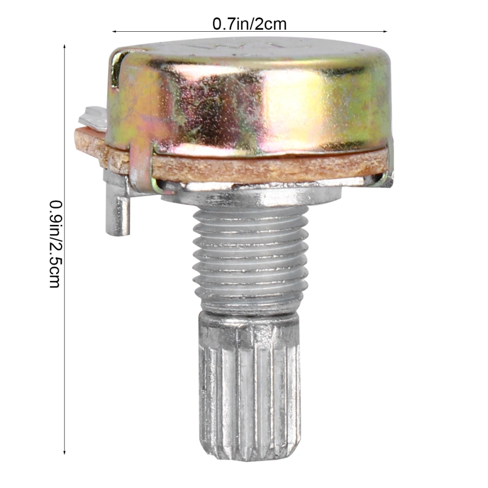 30 Sets B100k Potentiometer Long Knurled Split Shaft Electric Bass Guitar Volume and Tone Pots Audio Taper Switch Potentiometer