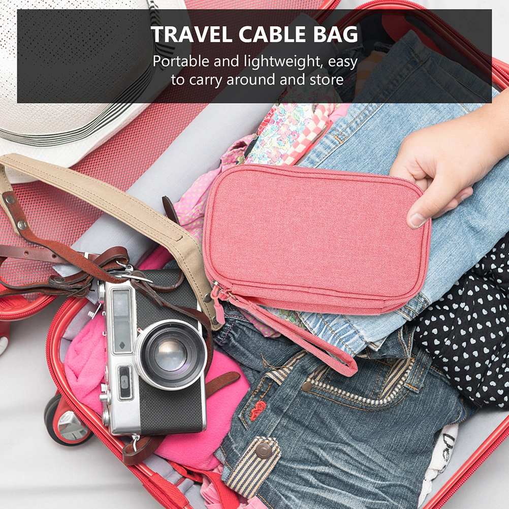 Cord Organizer Carrying Case Handheld Dustproof Electronic Case Accessory