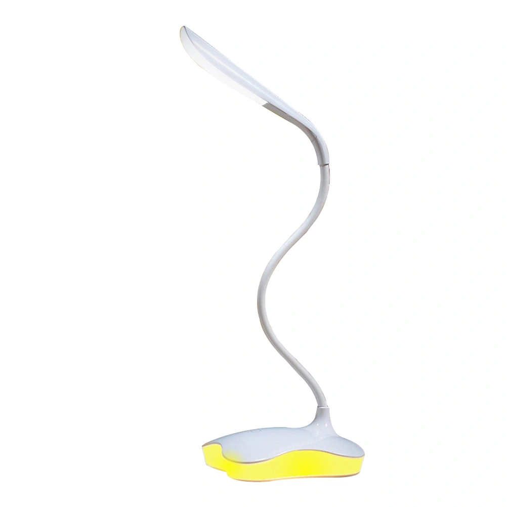 USB Flexible Reading Lamp Eye Protcection LED Light Touch Control Bedside Table Lamp Home Lighting Lamp (Random Light Color)