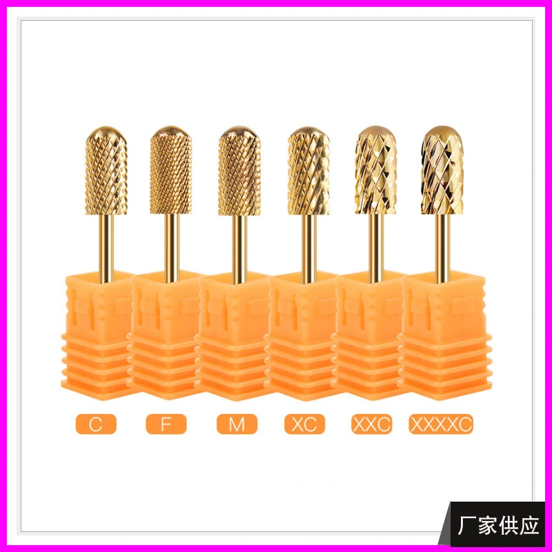 3pcs Nail Drill Bits Metal Nails Drill Bits Women Drill Bit Head Manicure Bits for Home Salon