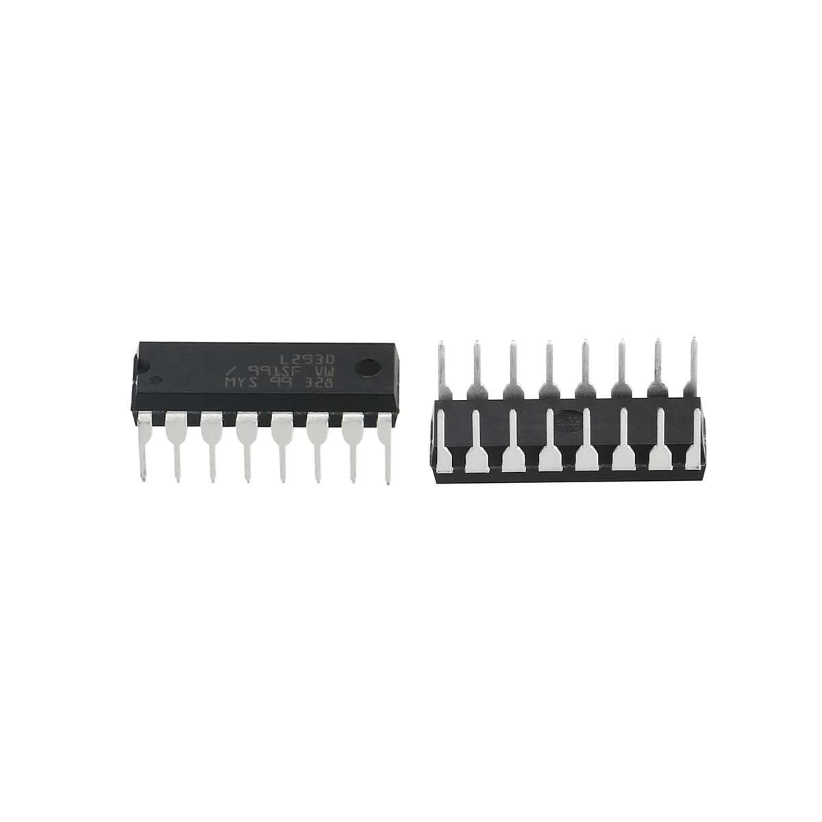 10pcs L293D DIP 16-pin IC Stepper Motor Drivers Controllers (Black)