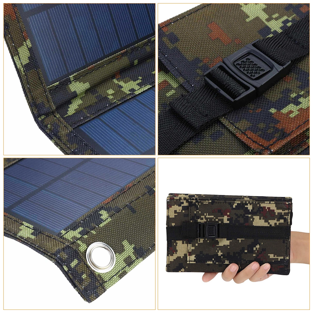 1 Set 20W Solar Panel Charger Professional USB Solar Charging Equipment