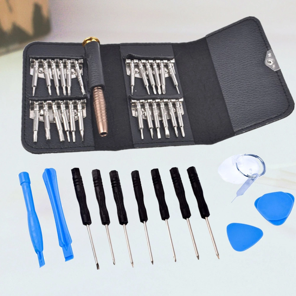 1 Set 37 Pcs Practical Phone Tablet Computer Repair Tool Kit (Assorted Color)