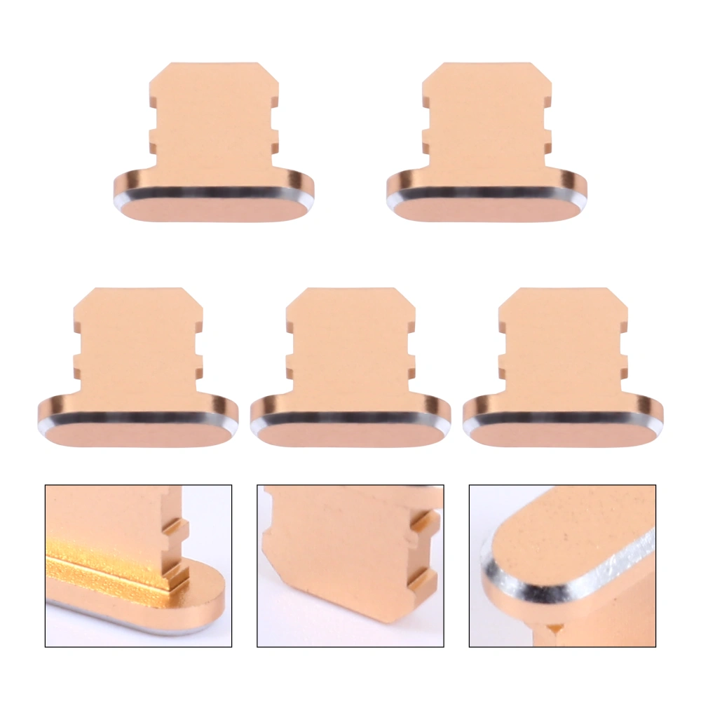 1 Set 5Pcs Charging Port Dust Plugs Stoppers Compatible with iPhone XS Max