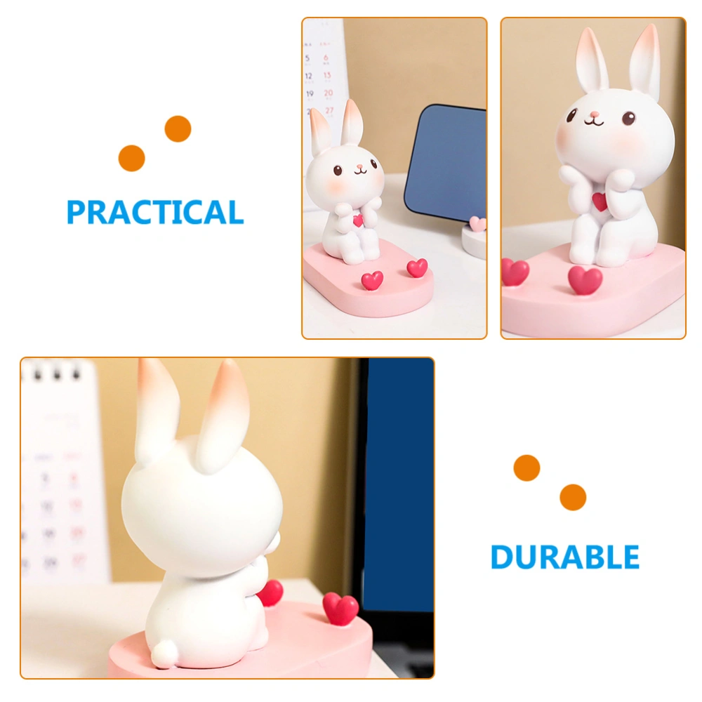 Rabbit Phone Holder Cute Cell Phone Mount Stand Desktop Mobile Phone Rack