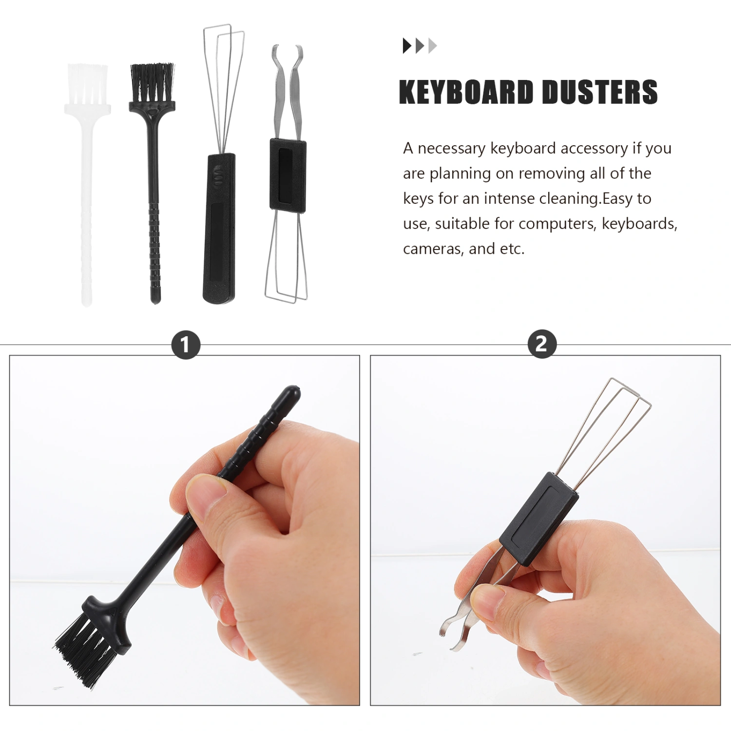 1 Set Keyboard Cleaning Brush Mechanical Keyboard Remover Dusting Brushes