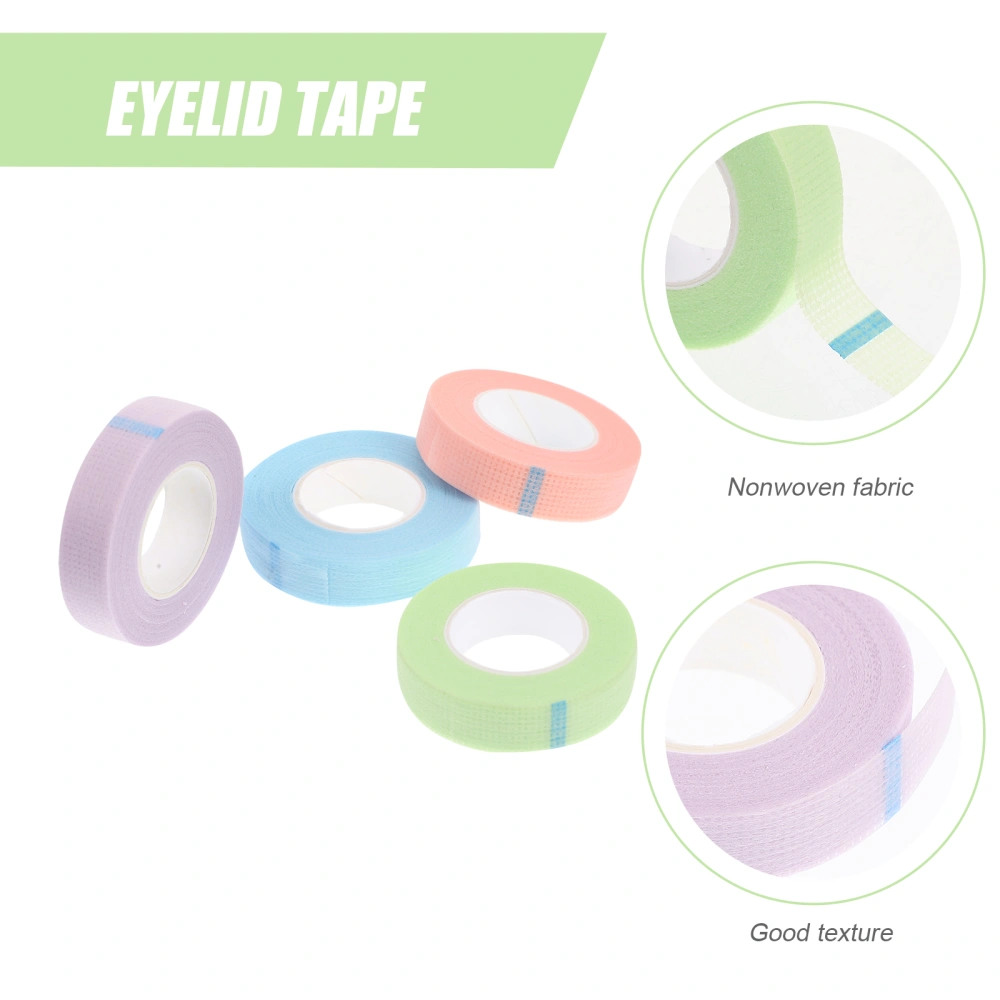 4 Rolls of Professional Eyelash Tapes Eyelash Extension Tapes for Women