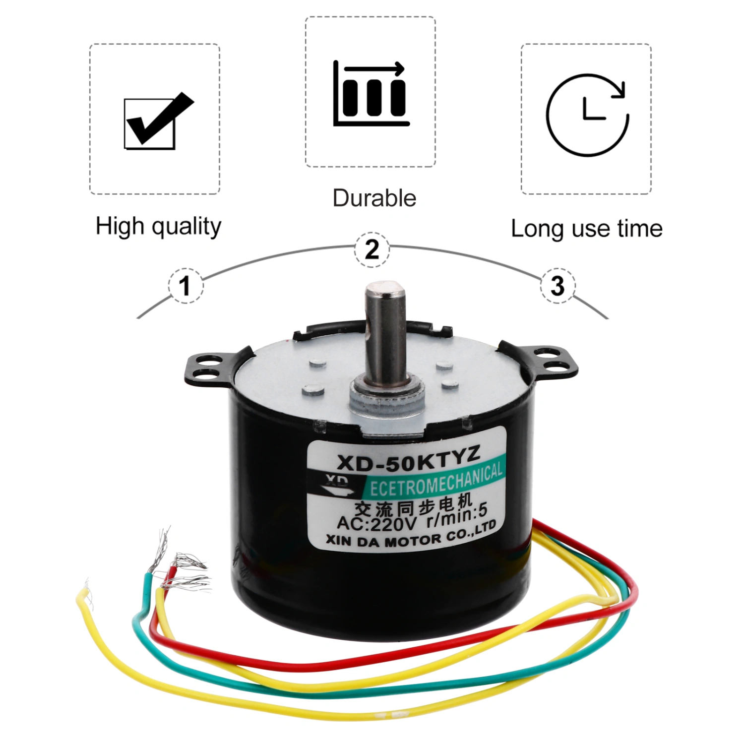 Small Electric Adjustable Low Speeds Permanent Magnet Synchronou Motor Equipment