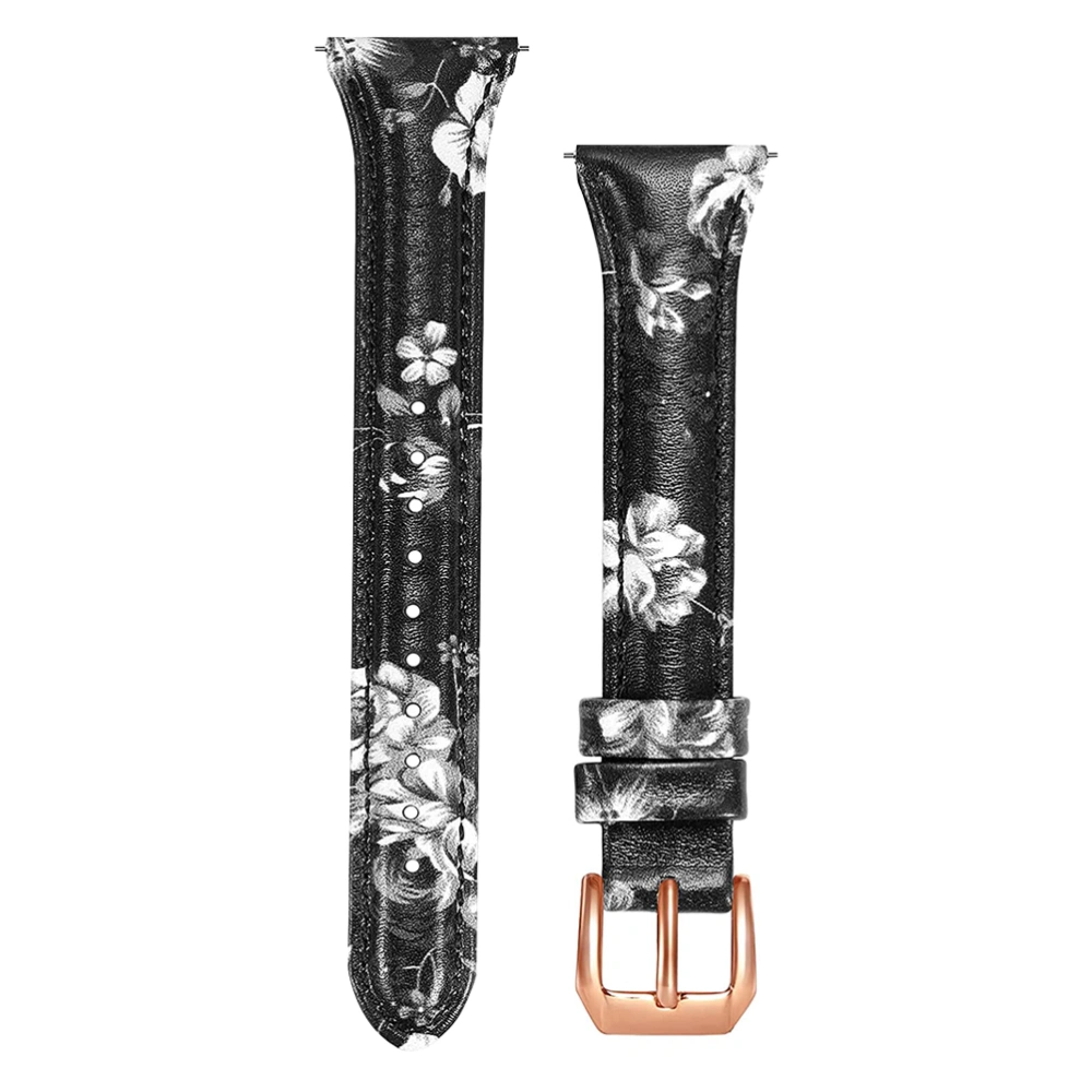 Replacement Watchstrap Cowhide Watchband Compatible with Galaxy Watch Active