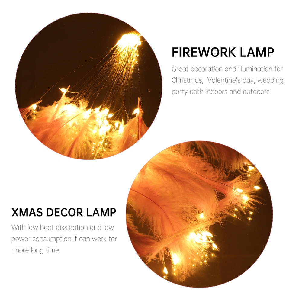 LED Feather Firework Light String Decorative Light String Bedroom Decorations