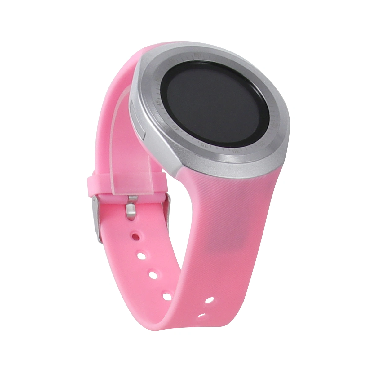 Y1Touch Screen Smart Watch with Micro SIM TF Slot Wearable Devices For iOS Android Smartphone(Pink)