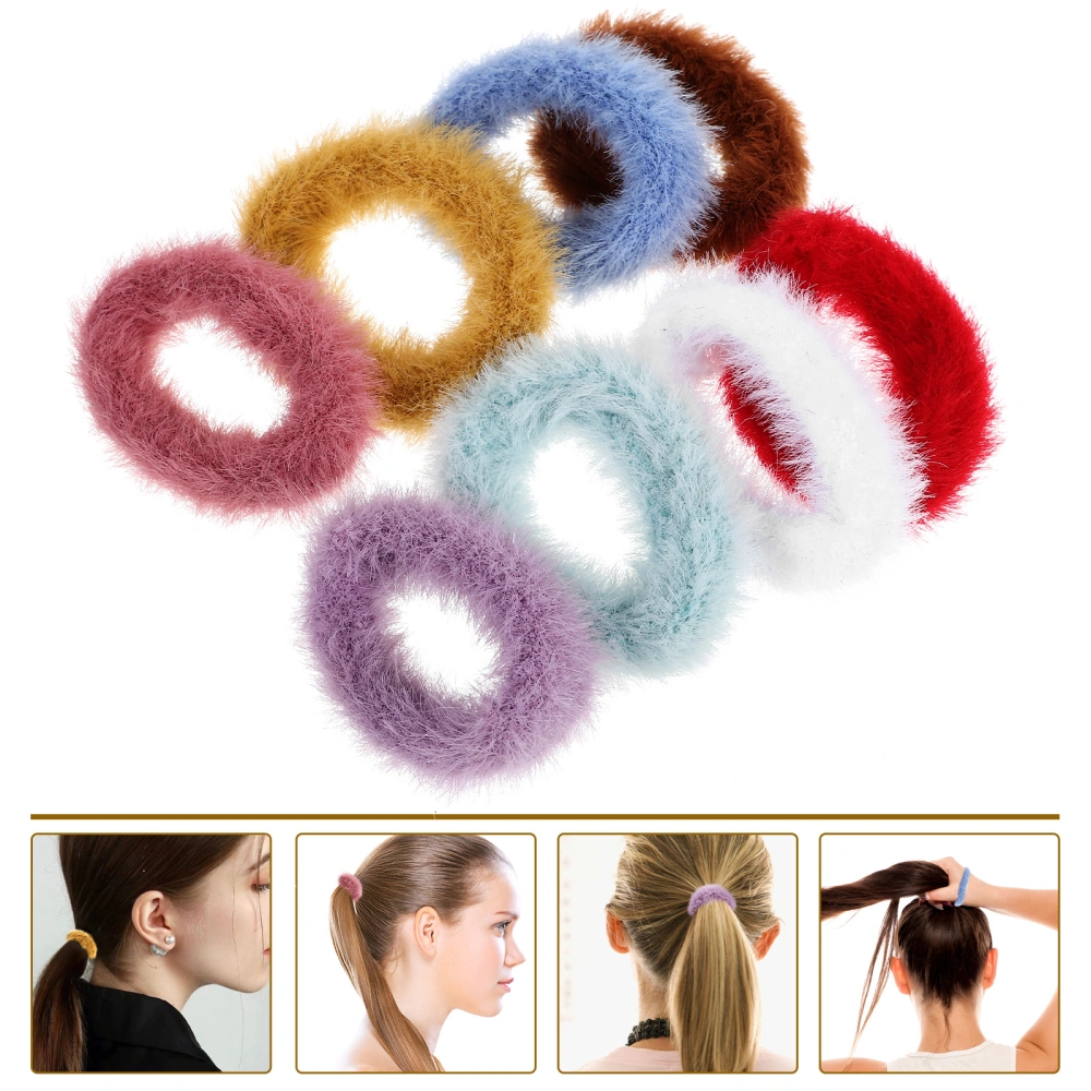 8pcs Mini Hair Ties Baby Girls Hair Ties Hair Accessories for Infants Toddlers