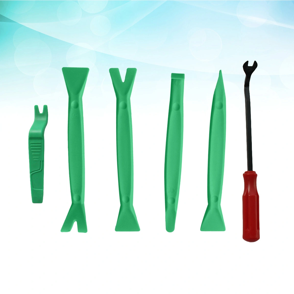6 in 1 Car CD Speaker Door Trim Tool Kit Car Nail Puller Spudger Modification Repair Removal Tool