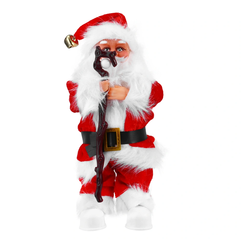 Electric Swing Music Santa Claus Doll Christmas Desktop Ornament (No Battery)