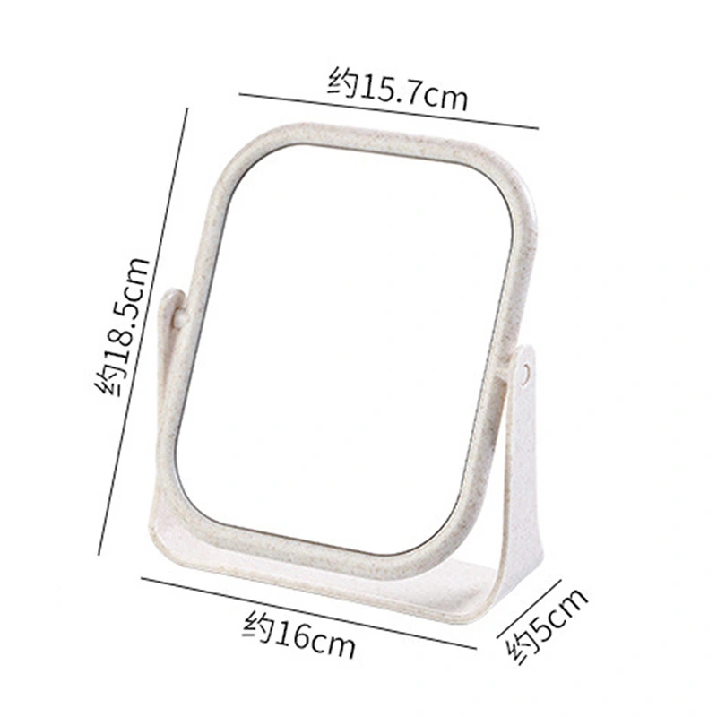Desktop Makeup Mirror Table Mirror Vanity Makeup Mirror Double Sided Swivel Mirror
