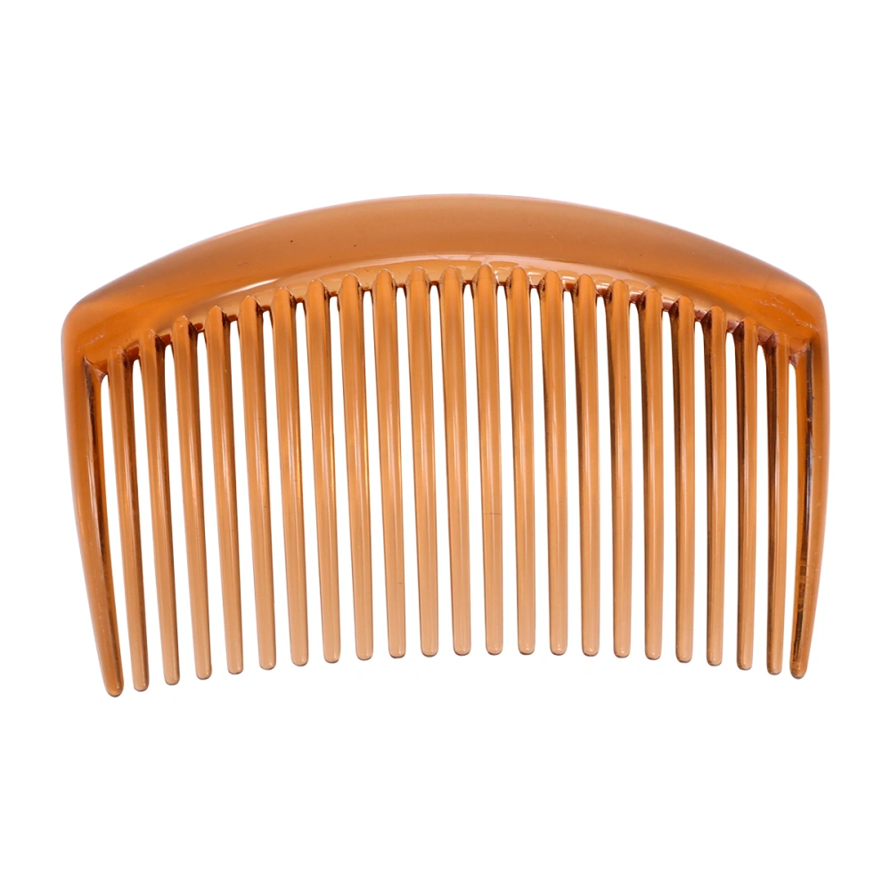 10pcs Plastic Haircut Combs 23 Teeths Hairdressing Hair Combs For Salon Home (Black + Transparent + Dark Brown + Light Brown)