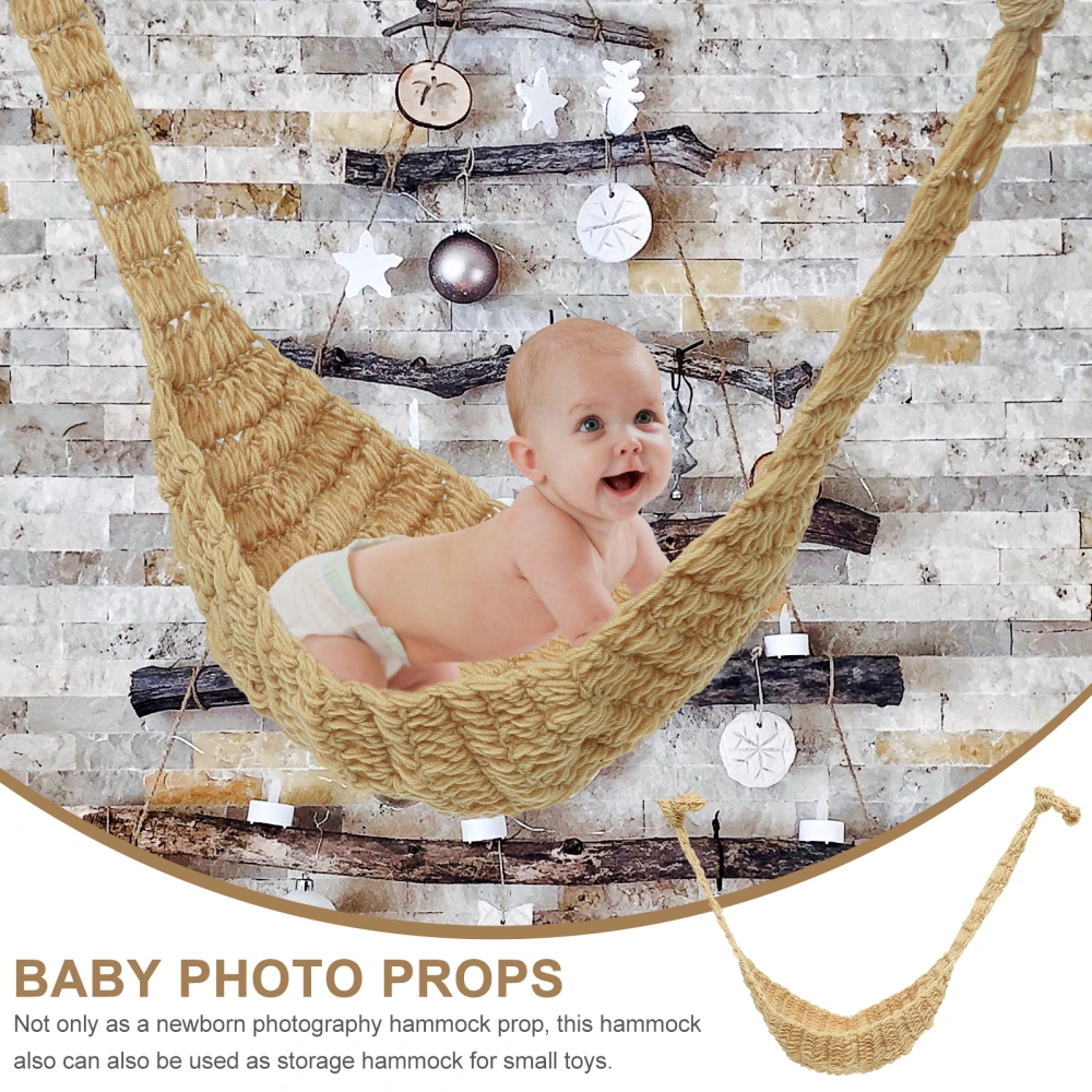 Baby Newborn Photography Props Baby Photography Hammock Crochet Knitted Baby Hammock Photo Prop