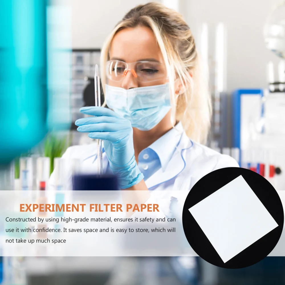 30 Sheets Qualitative Filter Paper Water Absorbing Paper Labs Experiment Paper