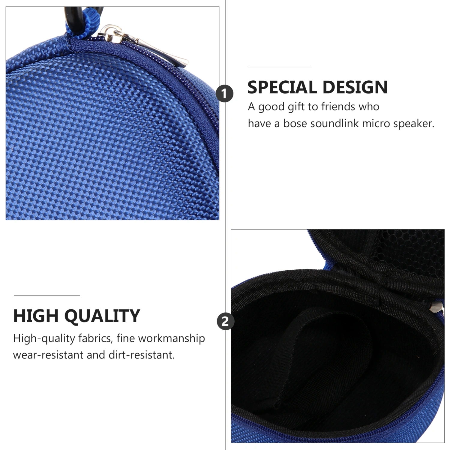 1pc Speaker Carrying Case Protective Case Compatible for Soundlink Micro