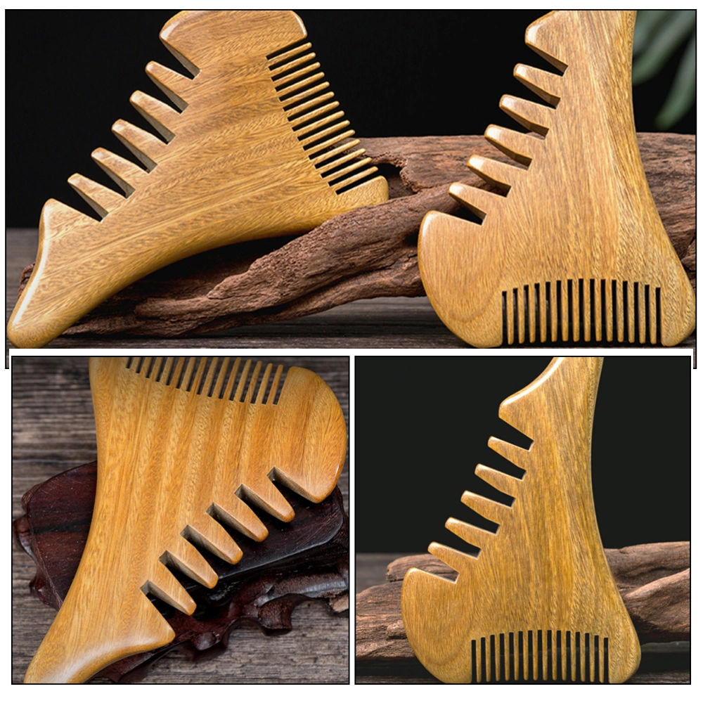 Head Scalp Massage Wooden Comb No Static Comb Portable Scalp Massage Comb