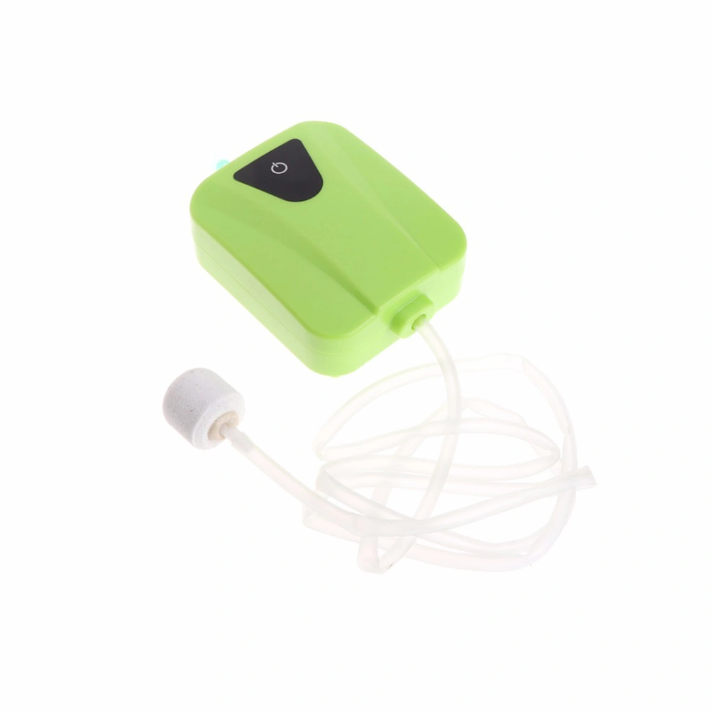 Solar Charging Moving Air Bubble Aerator Aquarium Fish Tank Pond Pump Hydroponic Oxygen (Green)
