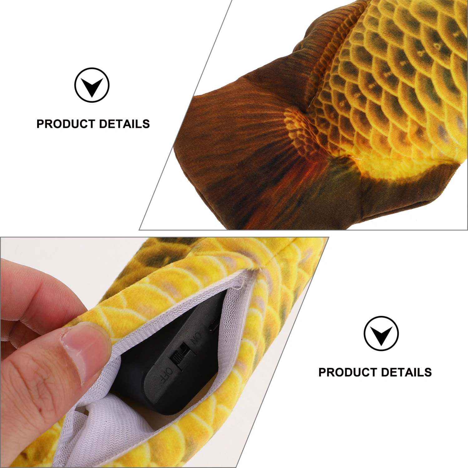 Electric Floppy Fish Cat Toy Moving Fish Cat Toy Baby Fish Toy Electric Fish