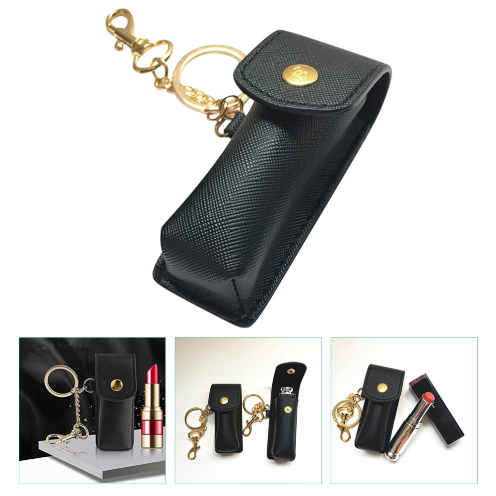 Lipstick Holder Keychain Fashion Lipstick Case Keychain Pouch Lipstick Holder for Purse