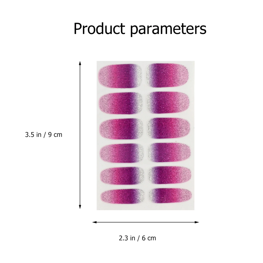 10 Sheets Fashion Full Cover 3D Nail Sticker Waterproof Stickers Nail Art Decals