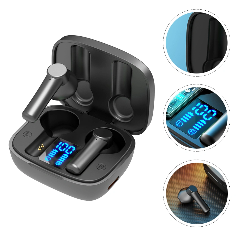 1 Set Wireless Earbuds In-ear Sports Headset Smart Earphone with Charging Case