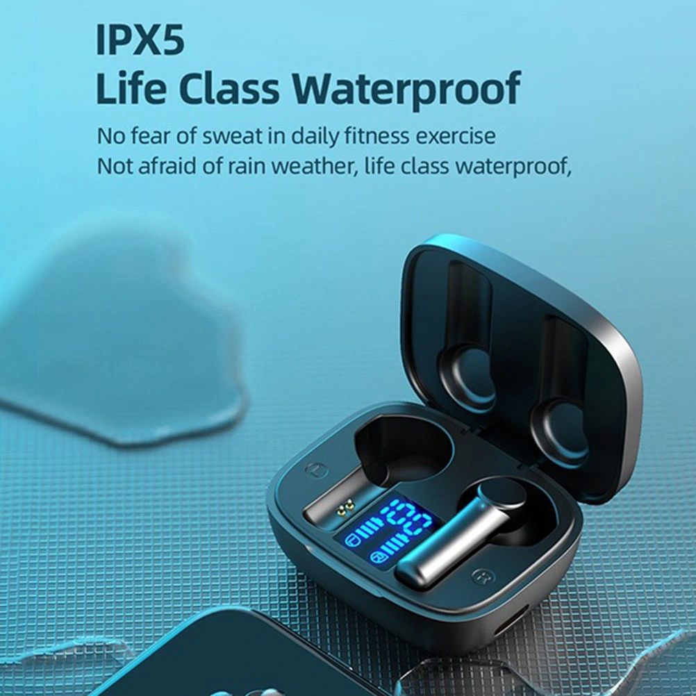 1 Set Wireless Earbuds In-ear Sports Headset Smart Earphone with Charging Case