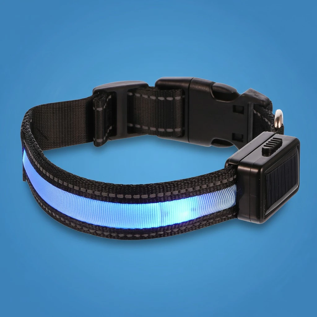 1 Set Light Up Dog Collar Glowing Pet Dog Collar LED Dog Flashing Collar