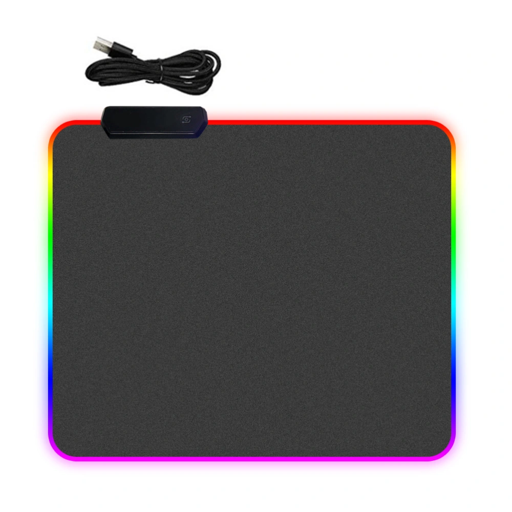 LED Mouse Mat Waterproof Dirt-resistant Luminous Mousepad Computer Accessory