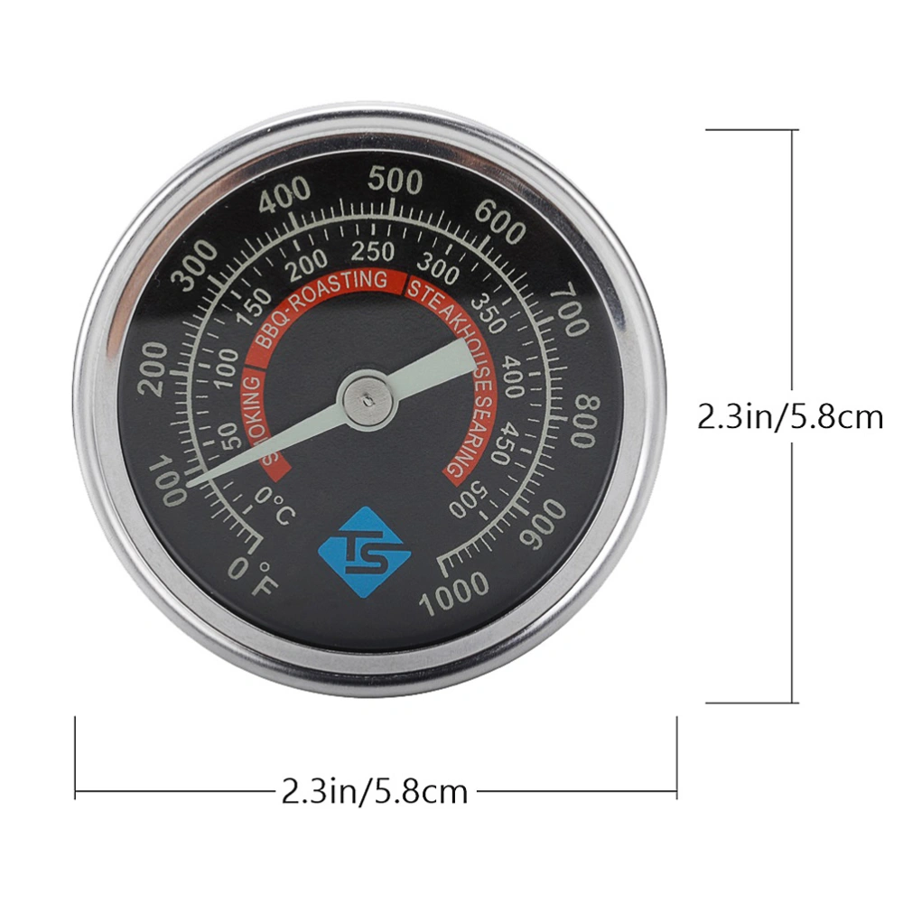 Durable Bimetal Thermometer Stainless Steel Oven Cooking Dial Thermometer