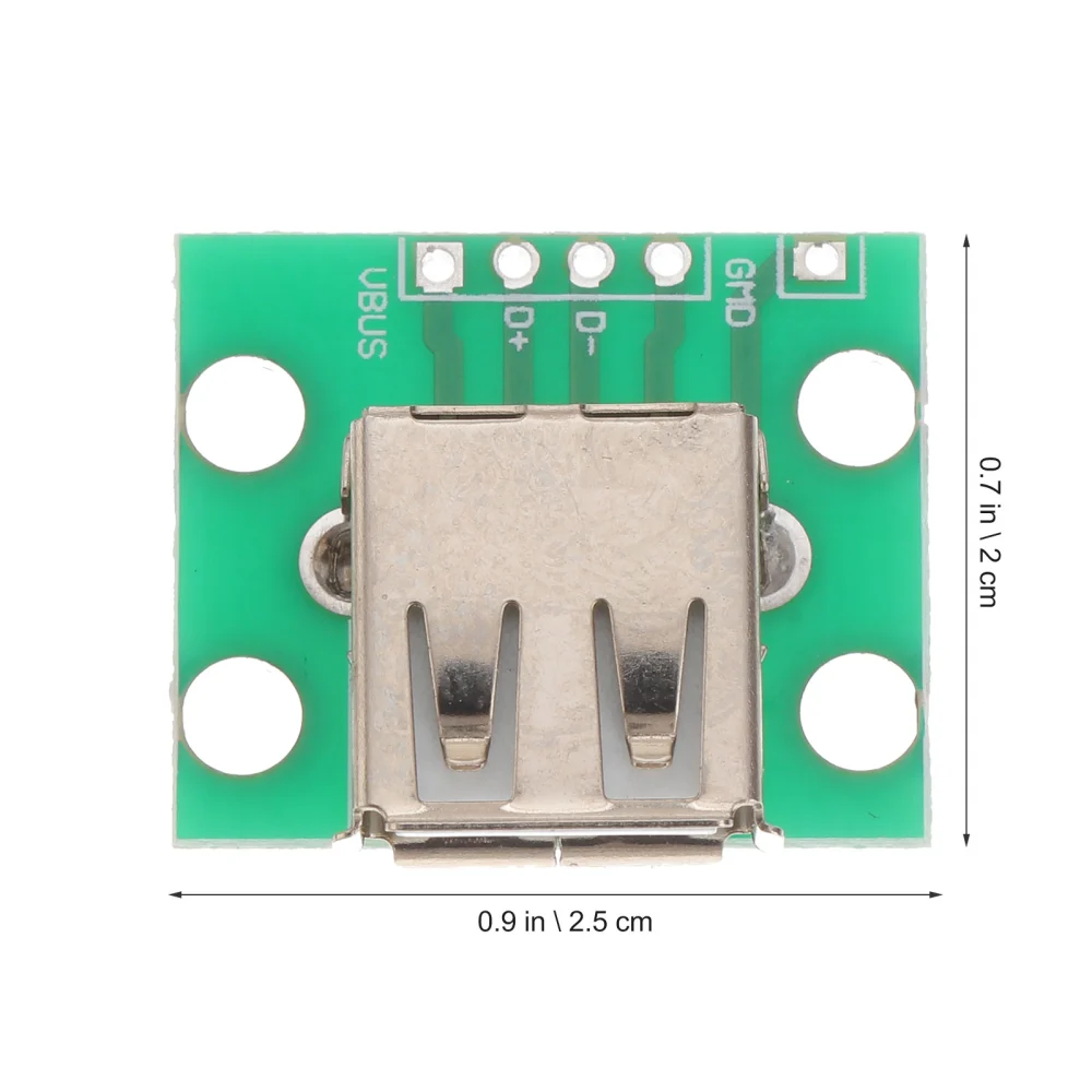 5V USB A Female Board Power 2.54mm Header