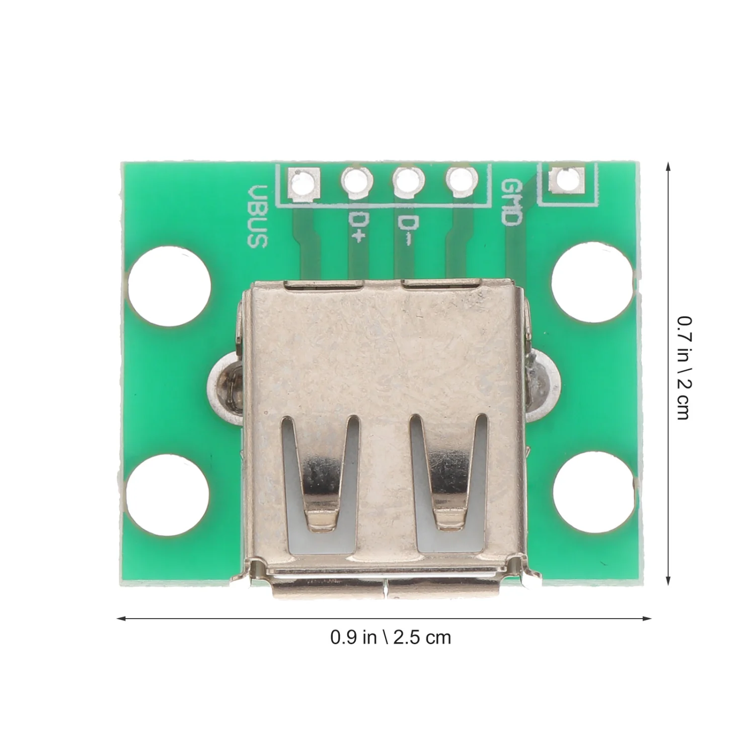 5V USB A Female Board Power 2.54mm Header