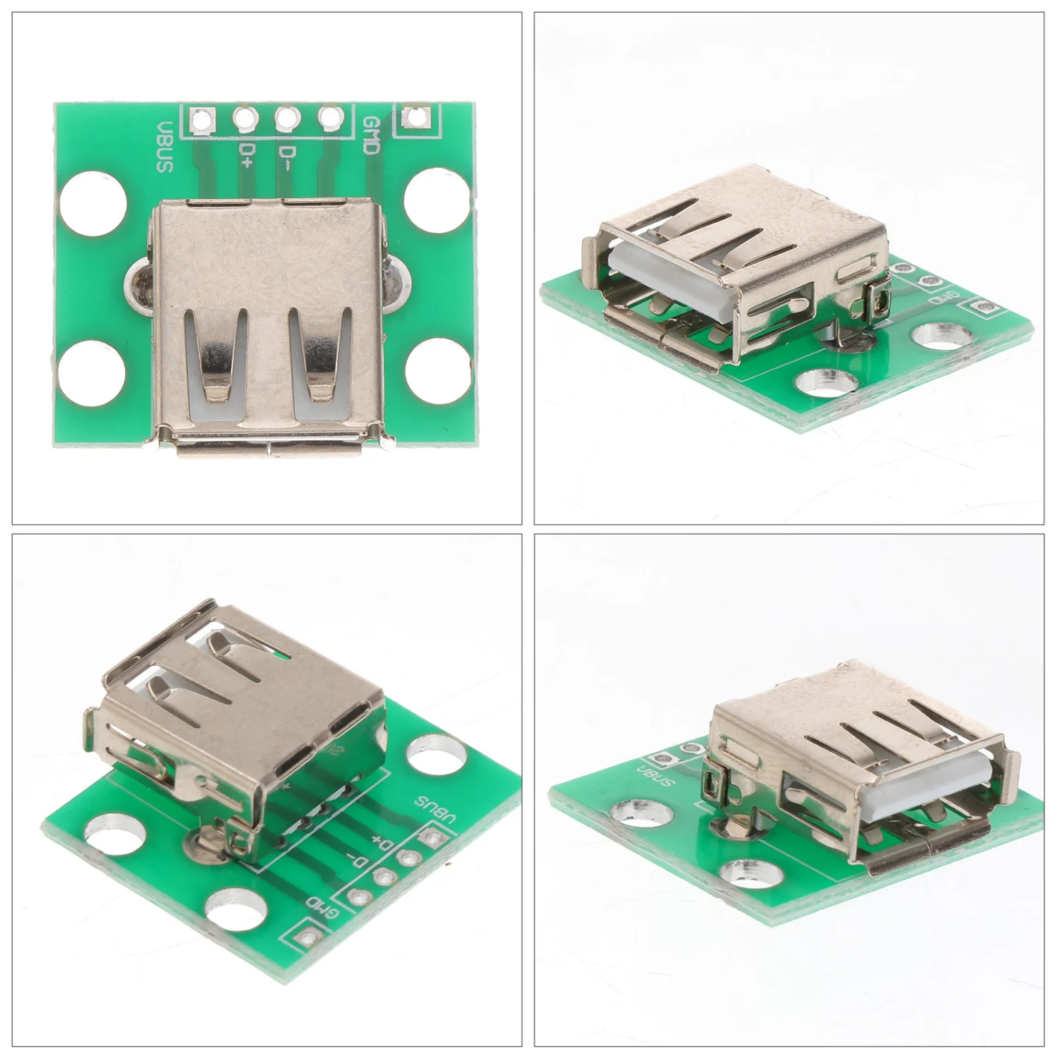 5V USB A Female Board Power 2.54mm Header