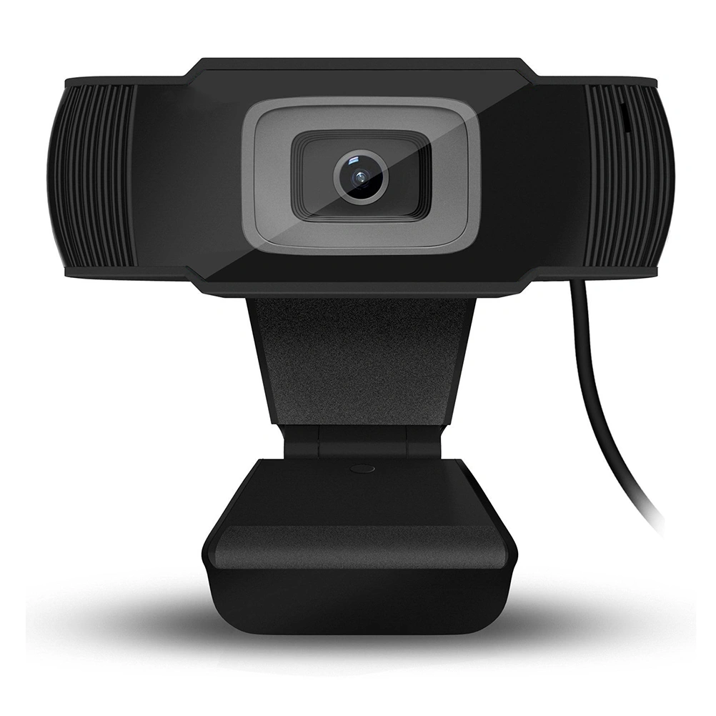 0.3MP 480P Webcams USB Auto Focus Computer Camera with Microphone Clip for Computer PC Laptop (Black)